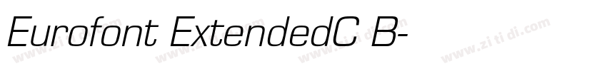 Eurofont ExtendedC B字体转换